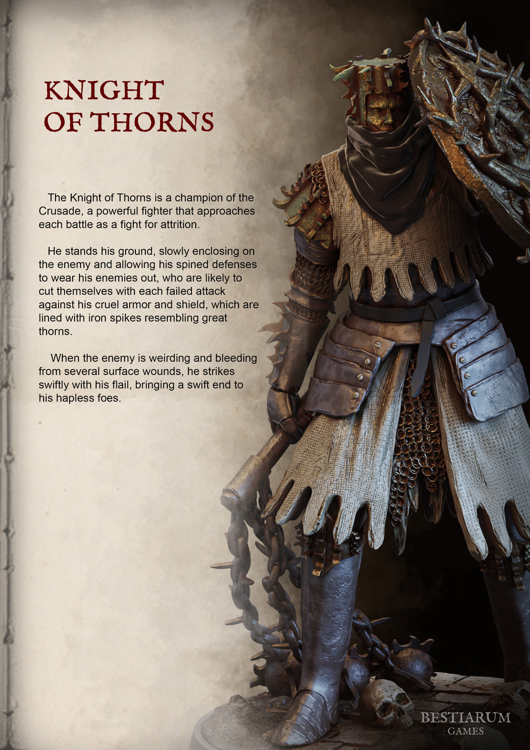 The Knight of Thorns | Penitent Hero | Bestiarum | Miniatures | D&amp;D | Wargaming | DnD