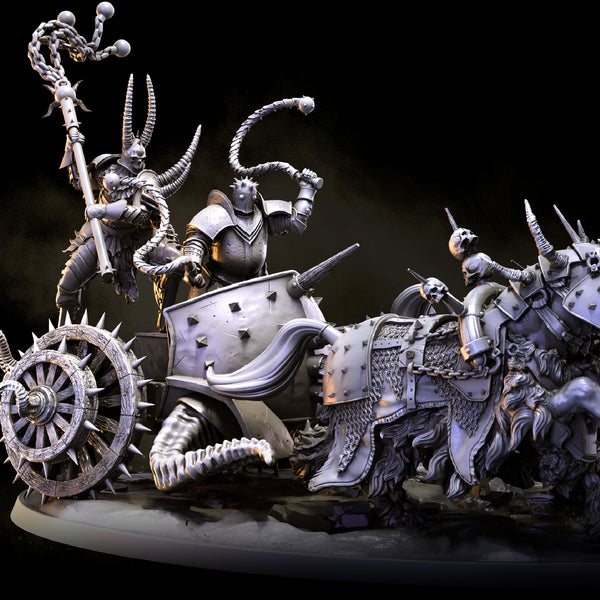 WARHAMMER OLD WORLD, Beast, Bete, Beastmen, chariot, Char, Boar WARHAMMER OLD WORLD, Beast, Bete, Beastmen, chariot, Char, Boar