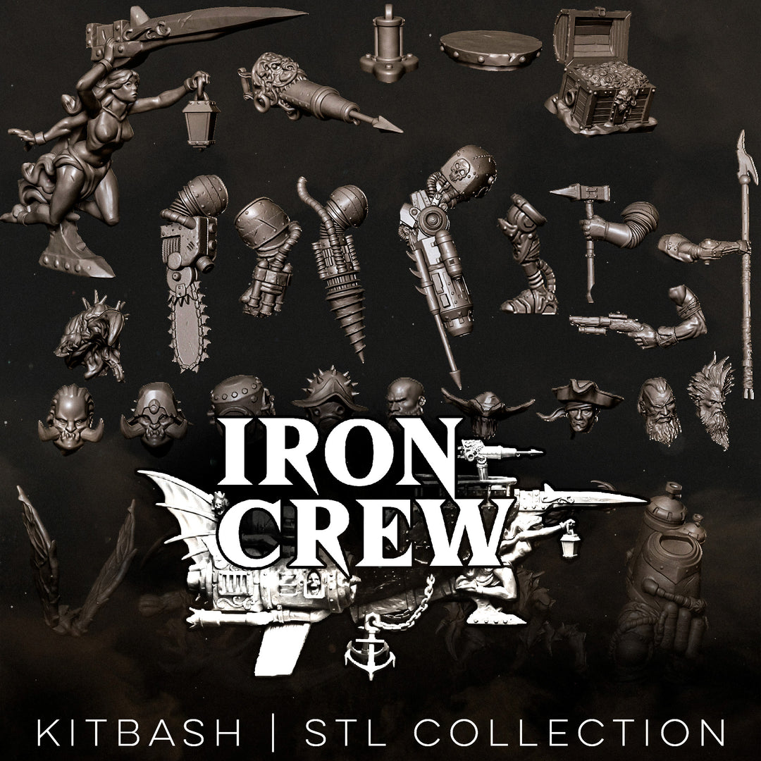 Iron Crew Kitbash | STL | Roilsea Corsairs