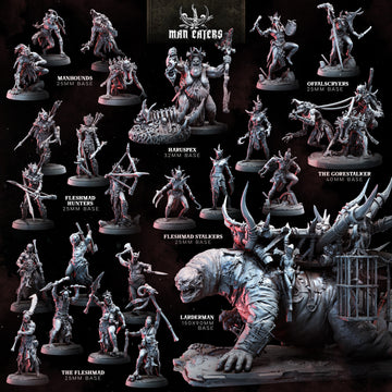 Man Eater Hunting Party | STL Collection