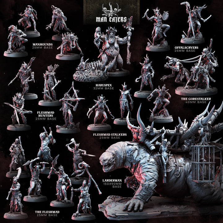 Man Eater Hunting Party | STL Collection