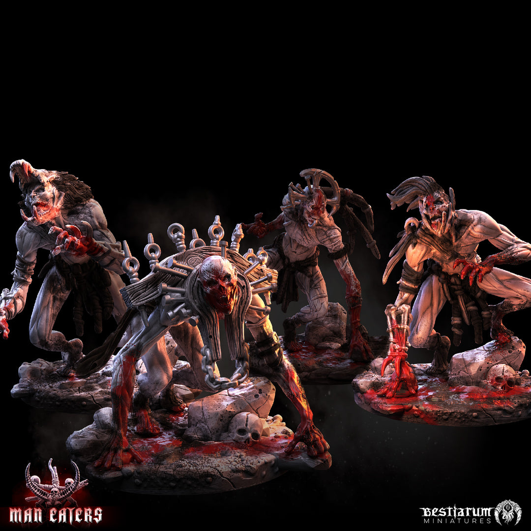 Manhounds | Man Eaters | Bestiarum | Miniatures D&amp;D Wargaming DnD