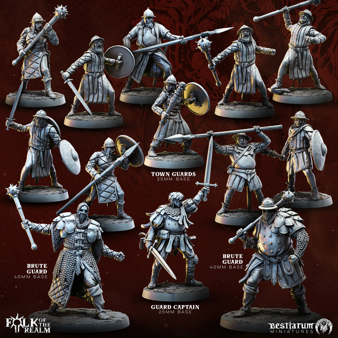 Medieval Guard Warband Set | Folk of the Realm