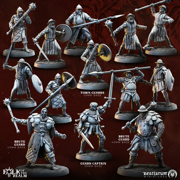 Medieval Guard Warband Set | Folk of the Realm
