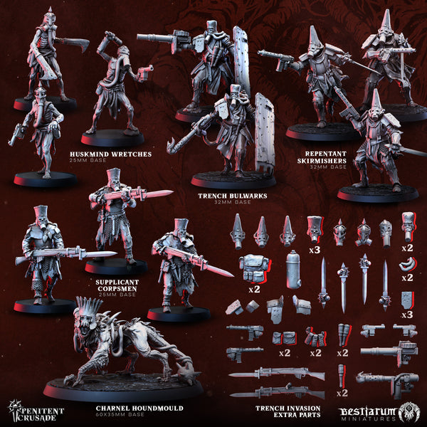 Multipart Heretic Legion Set | Trench Invasion – Bestiarum Games