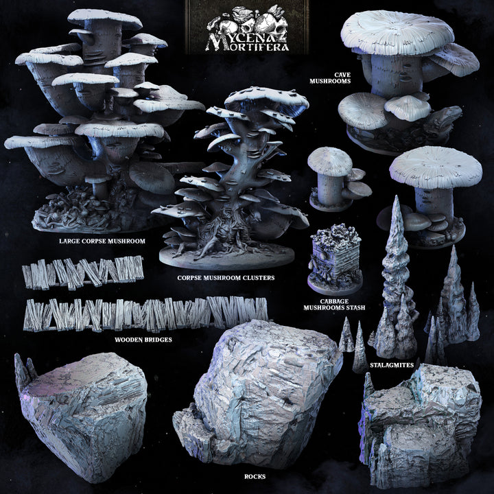 Mycena Mortifera: Terrain | STL Collection