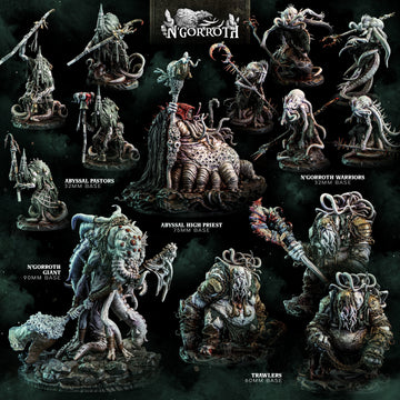 N'Gorroth Deep Ones | STL Collection