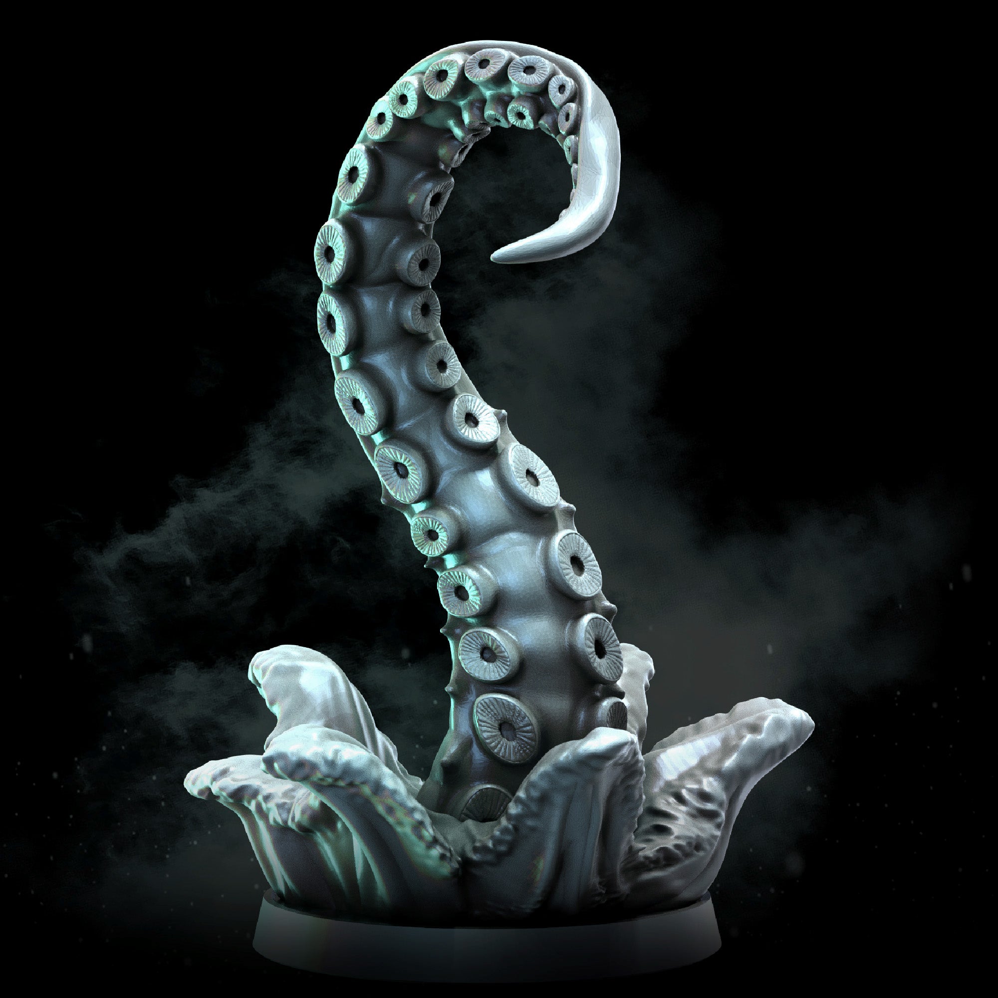Mowl tentacle（テンタクル） wolf gray Rising Tentacles | The N'Gorroth – Bestiarum Games