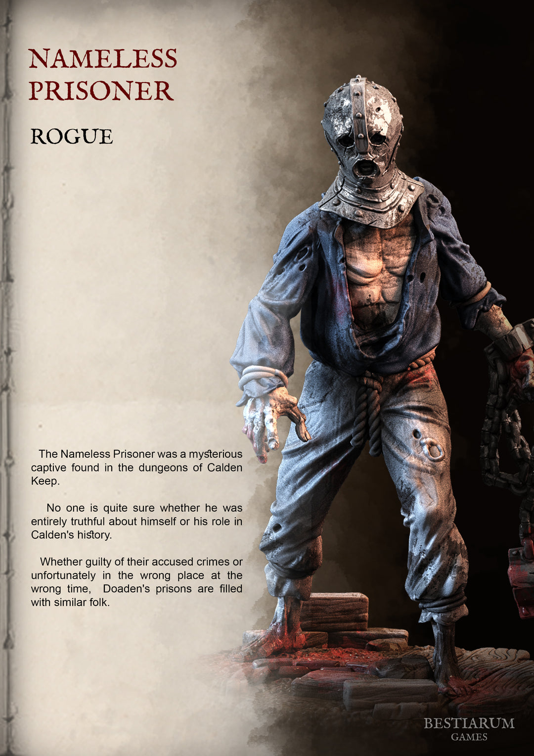 Nameless Prisoner | Dread Dungeon | Bestiarum | Miniatures | D&amp;D | Wargaming | DnD