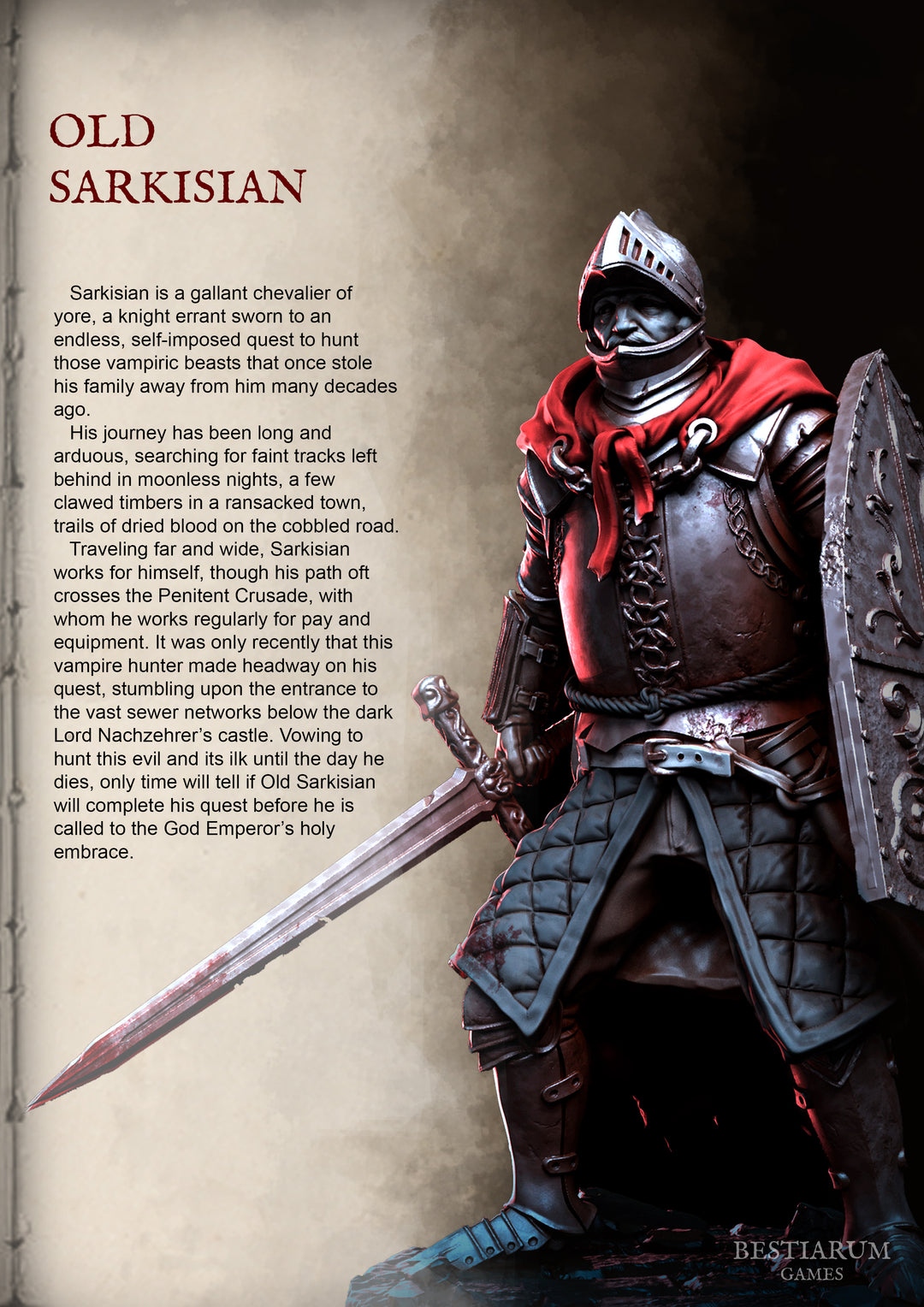 Old Sarkisian | Penitent Hero | Bestiarum | Miniatures | D&amp;D | Wargaming | DnD