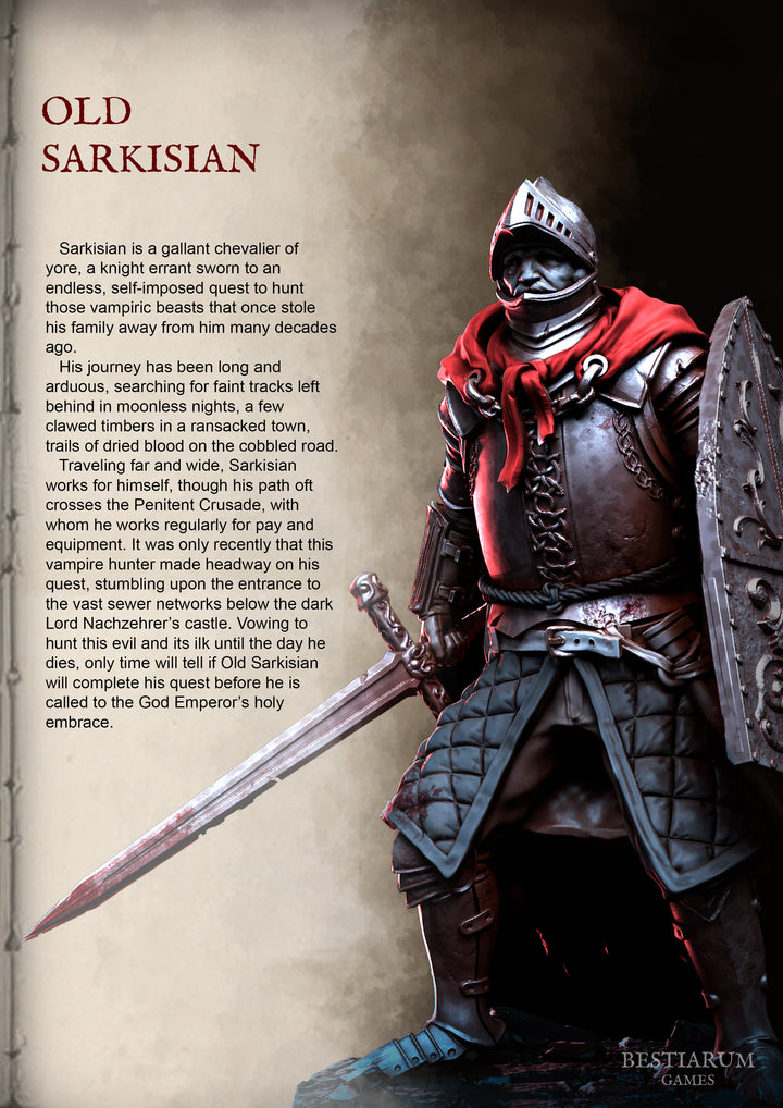 Old Sarkisian | Penitent Hero | Bestiarum | Miniatures | D&amp;D | Wargaming | DnD