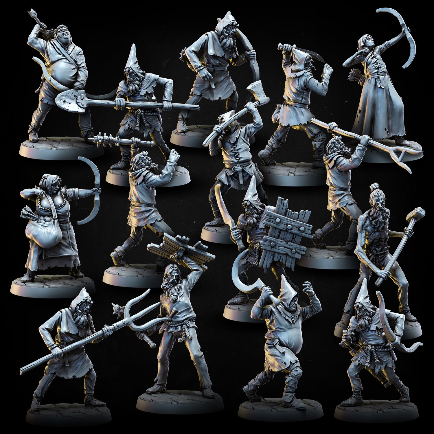 Peasant Rabble | STL | Folk of the Realm
