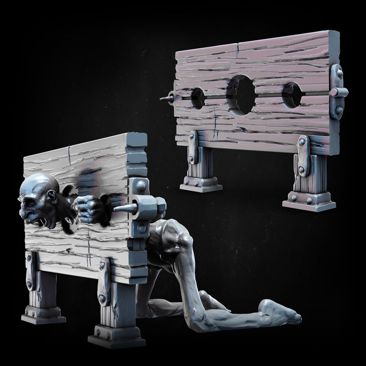 Pillories | STL | Unaligned