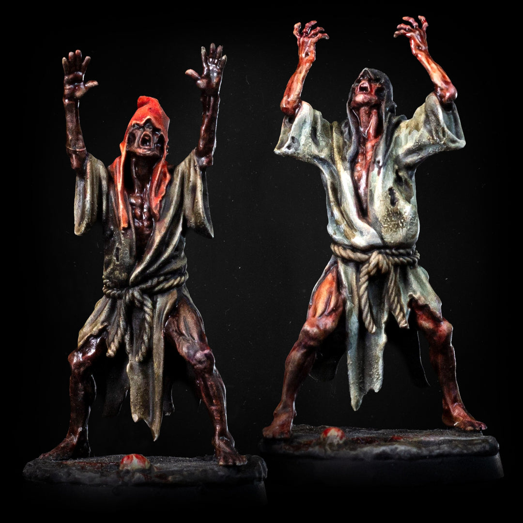Praying Cultists | STL | Tormentor Cults