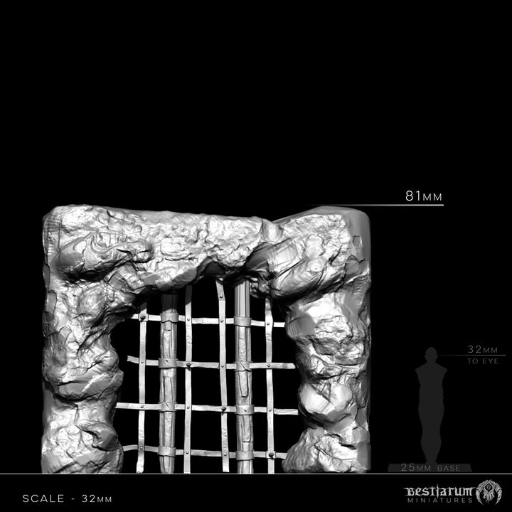 Prison Cells | STL | Unaligned