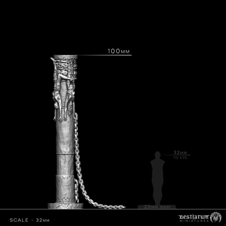 Prison Columns | STL | Unaligned