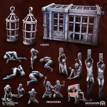 Prisoners & Cages Set | Tormentor Cults