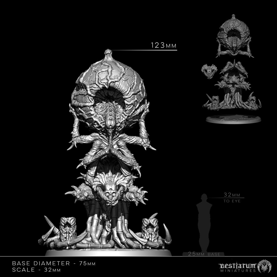 Progenitor Cerebrant | STL | Sekhaton Tribe