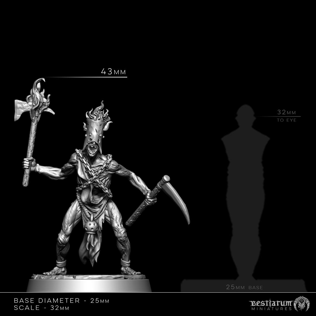 Flamebound Husks | STL | Penitent Crusade