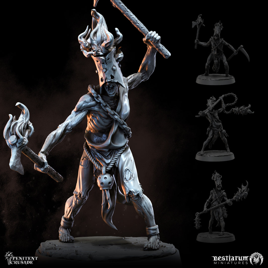 Flamebound Husks | STL | Penitent Crusade