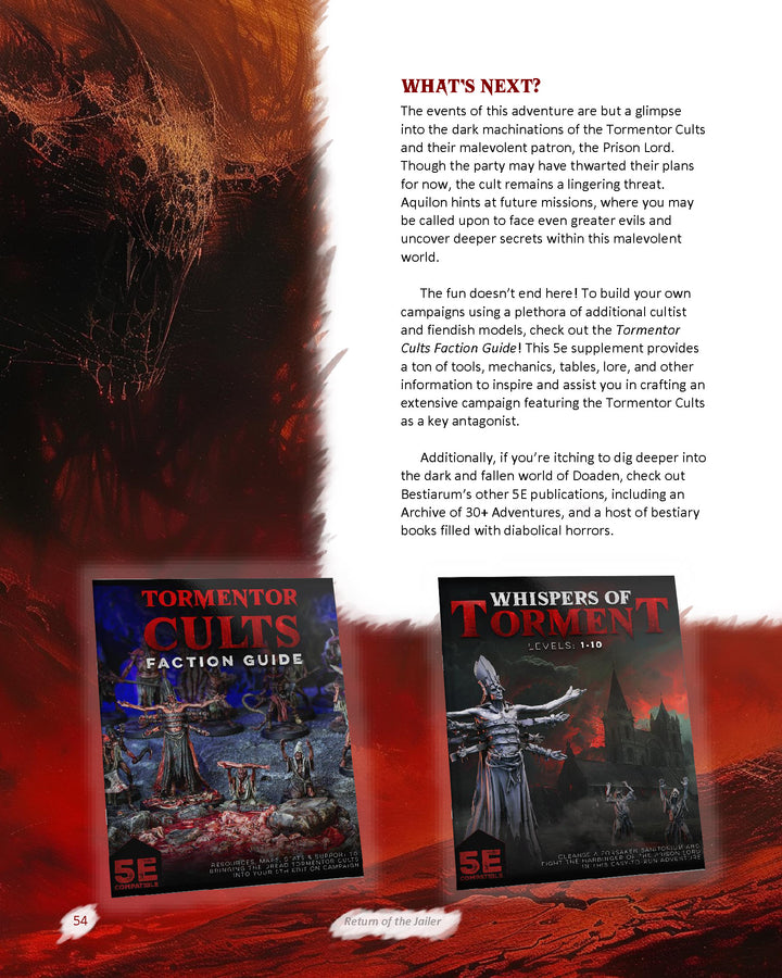 Return of the Jailer | 5E Adventure