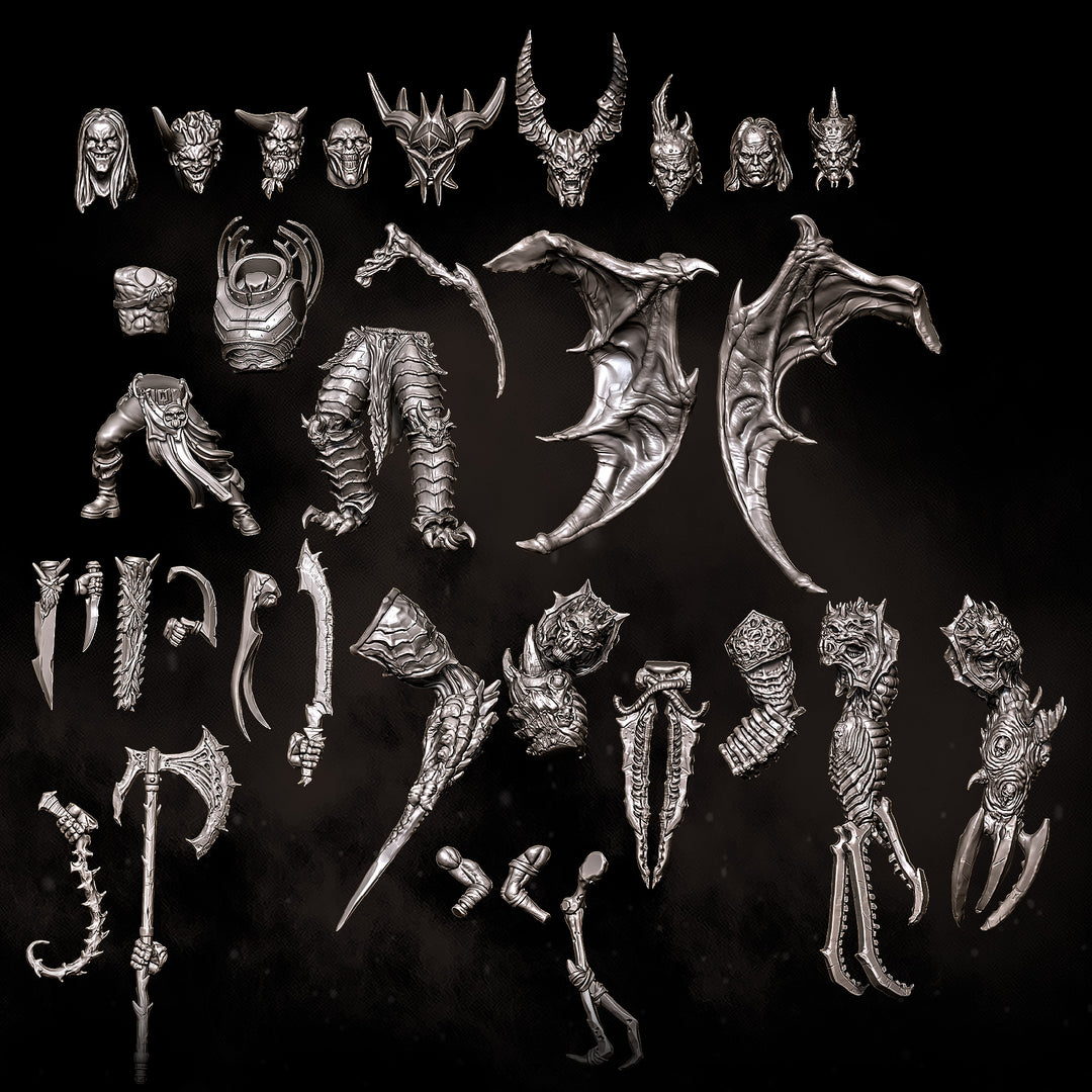Skragoth: Kitbash Set | STL | Hellspawn