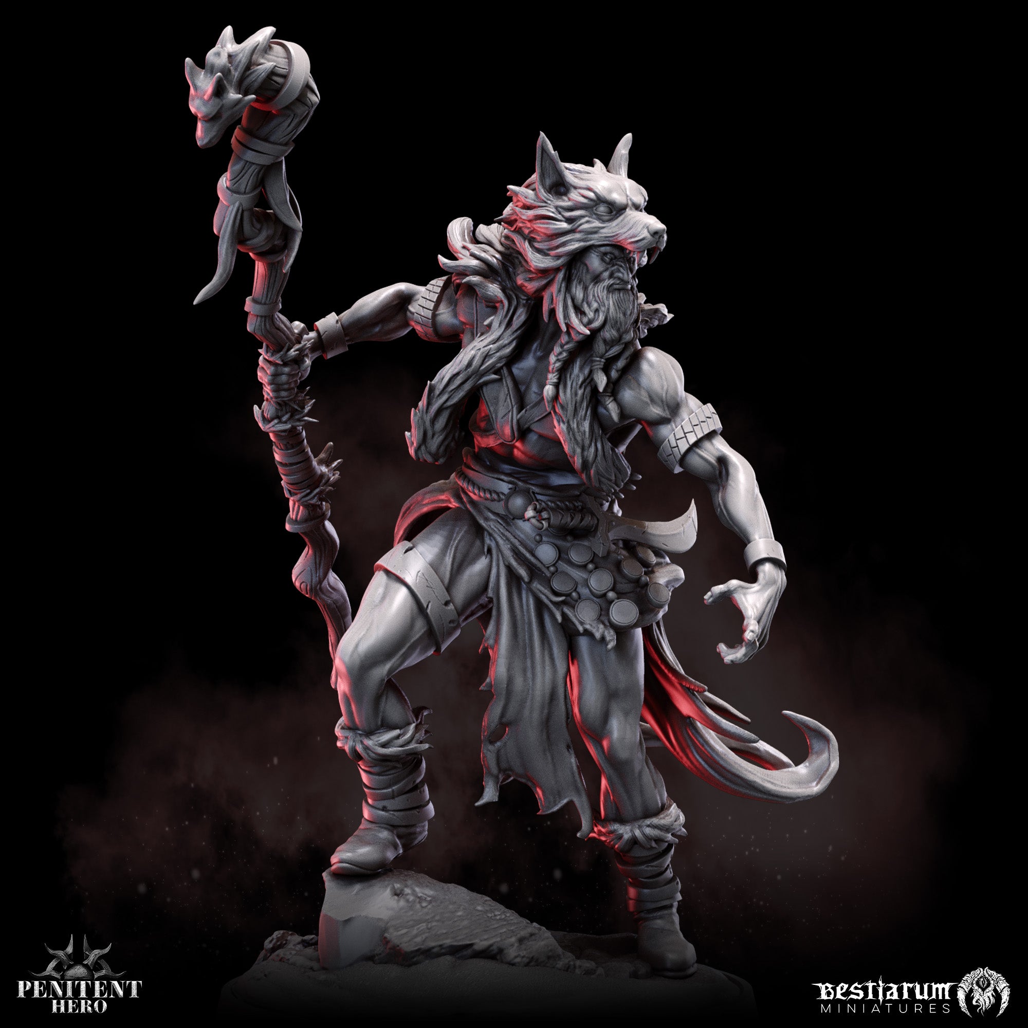 The Lycan Druid | Penitent Hero | Bestiarum | Miniatures | D&D | Wargaming | DnD