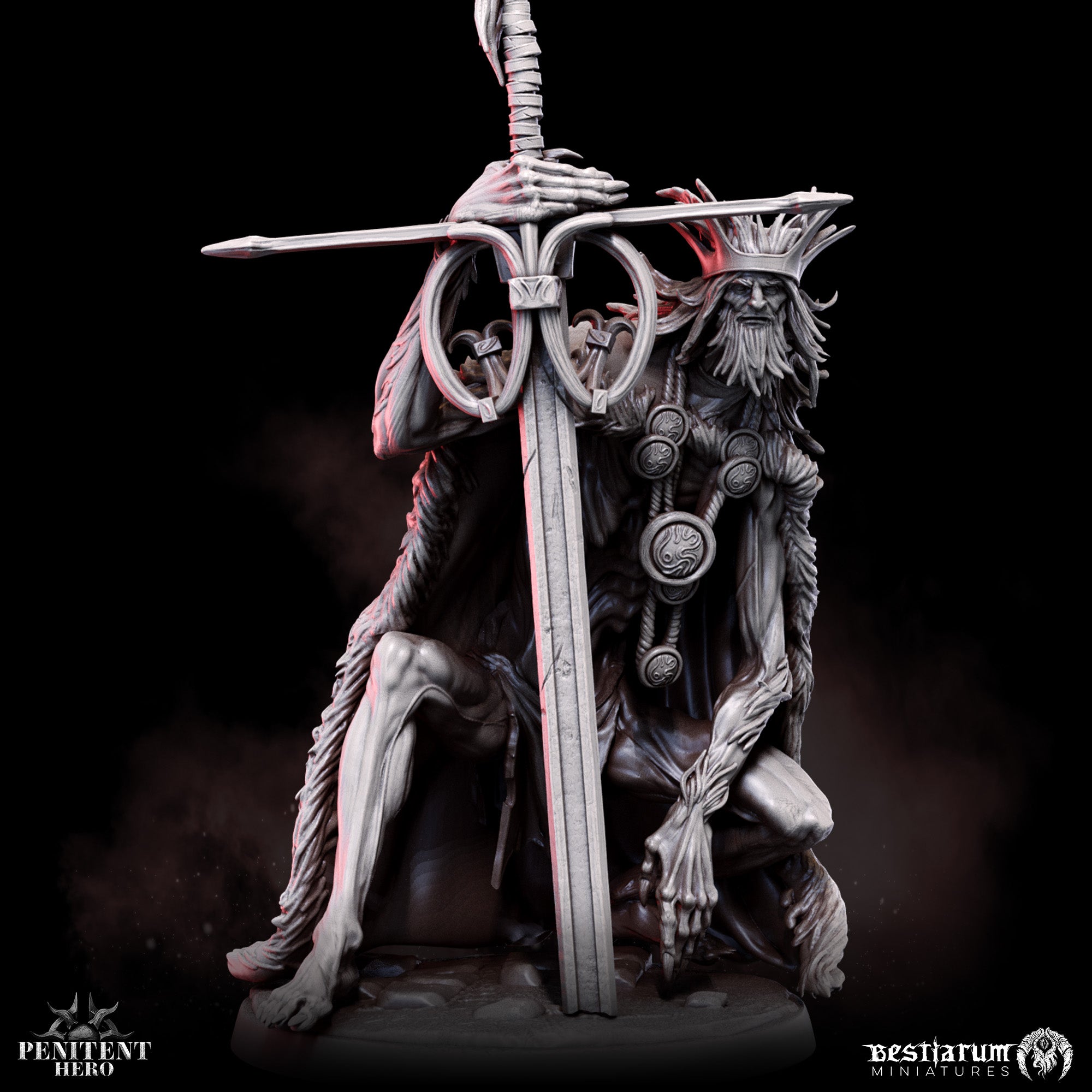 The Savage Monarch | Penitent Hero | Bestiarum | Miniatures | D&D | Wargaming | DnD