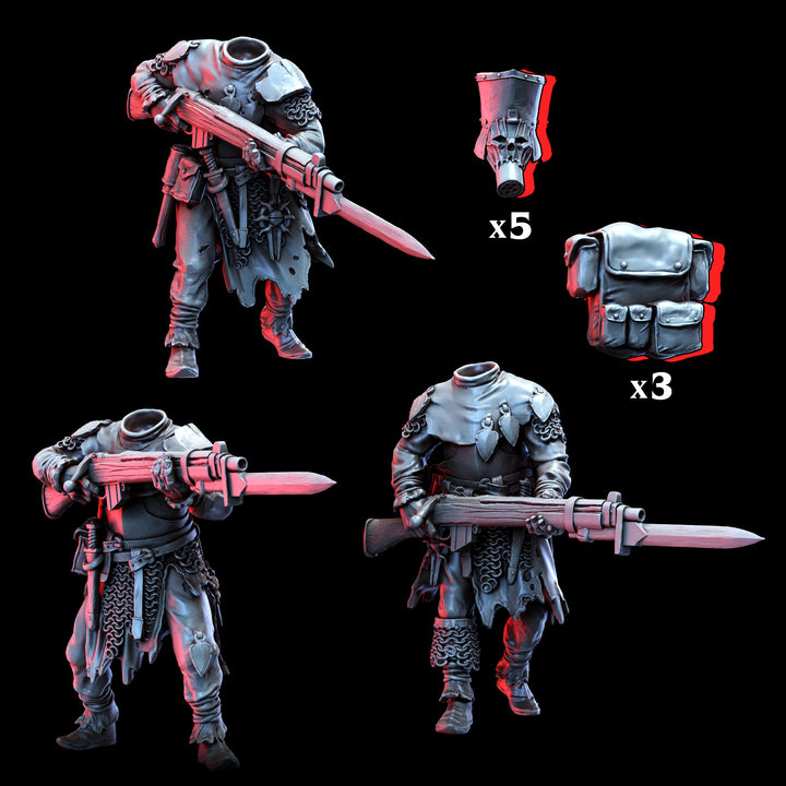Trencher Warband | STL | Penitent Crusade