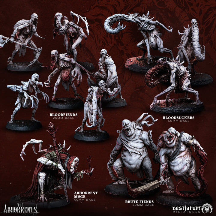 Vampire Abominations Warband | Bestiarum | Wargaming DnD Miniatures