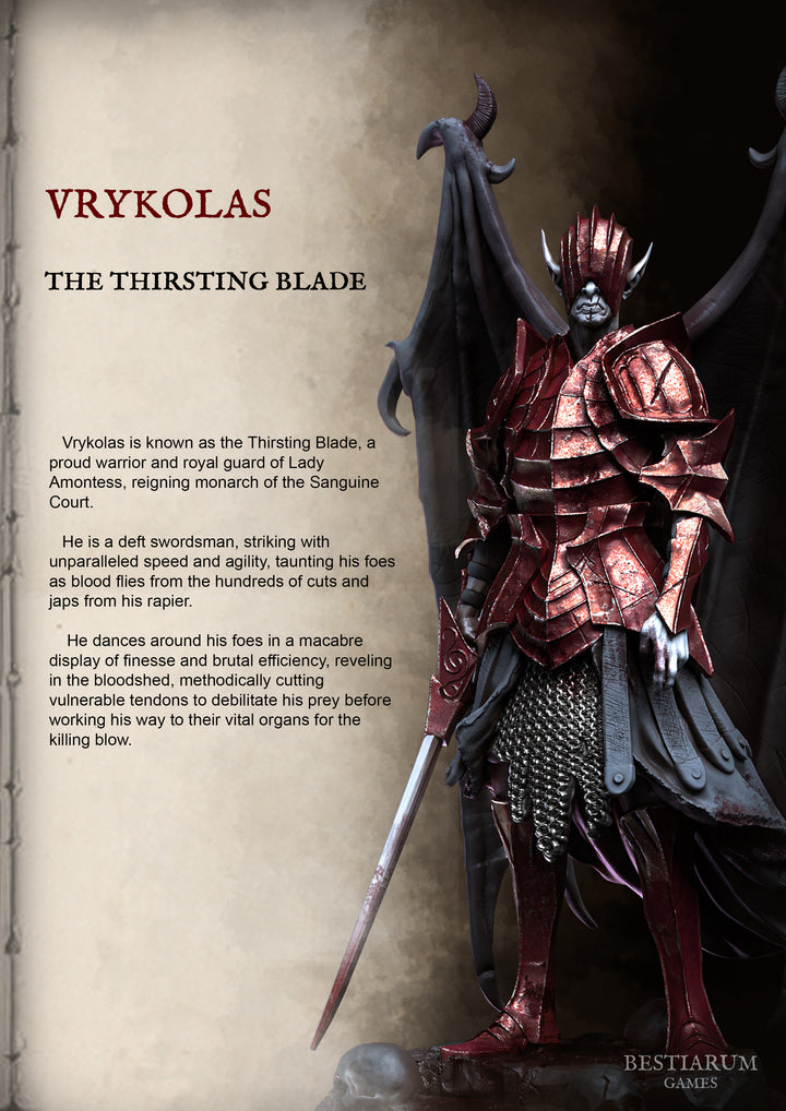 Vrykolas, the Thirsting Blade | Penitent Hero | Bestiarum | Miniatures | D&amp;D | Wargaming | DnD