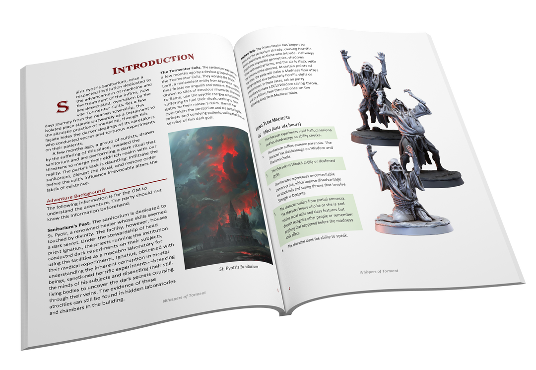 Tormentor Cults 5e Campaign Pack | RPG Pack