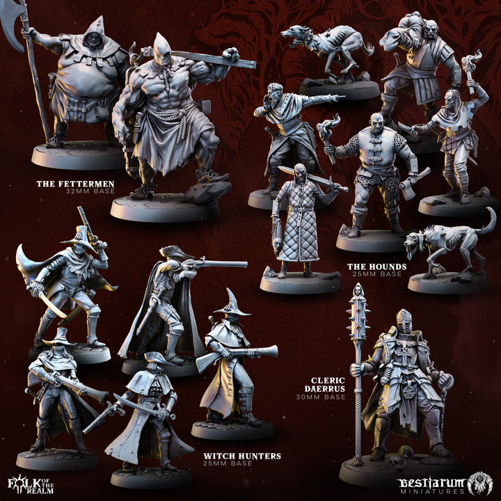 Witch Hunter Warband Set | Folk of the Realm