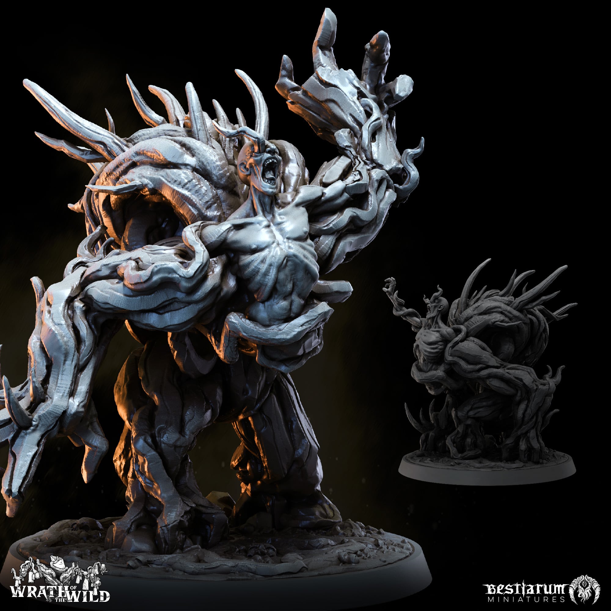 Roothost Treant | Wrath of the Wilds | Bestiarum | Miniatures | D&D | Wargaming | DnD