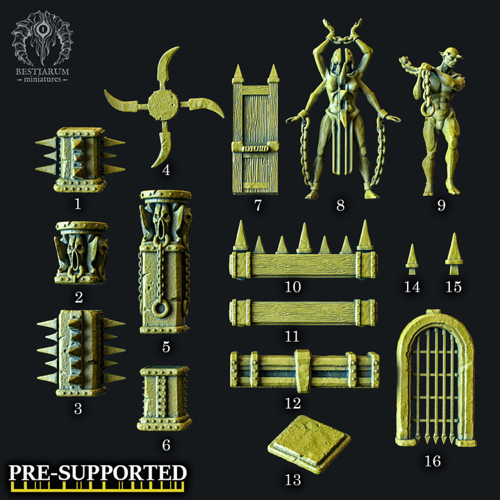 Itinerant Gladiators: Terrain | STL Collection