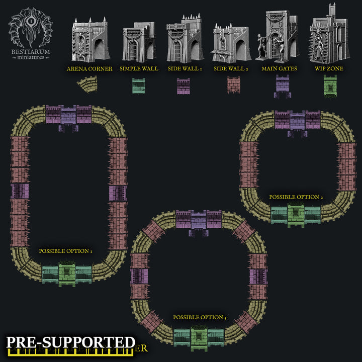 Itinerant Gladiators: Terrain | STL Collection
