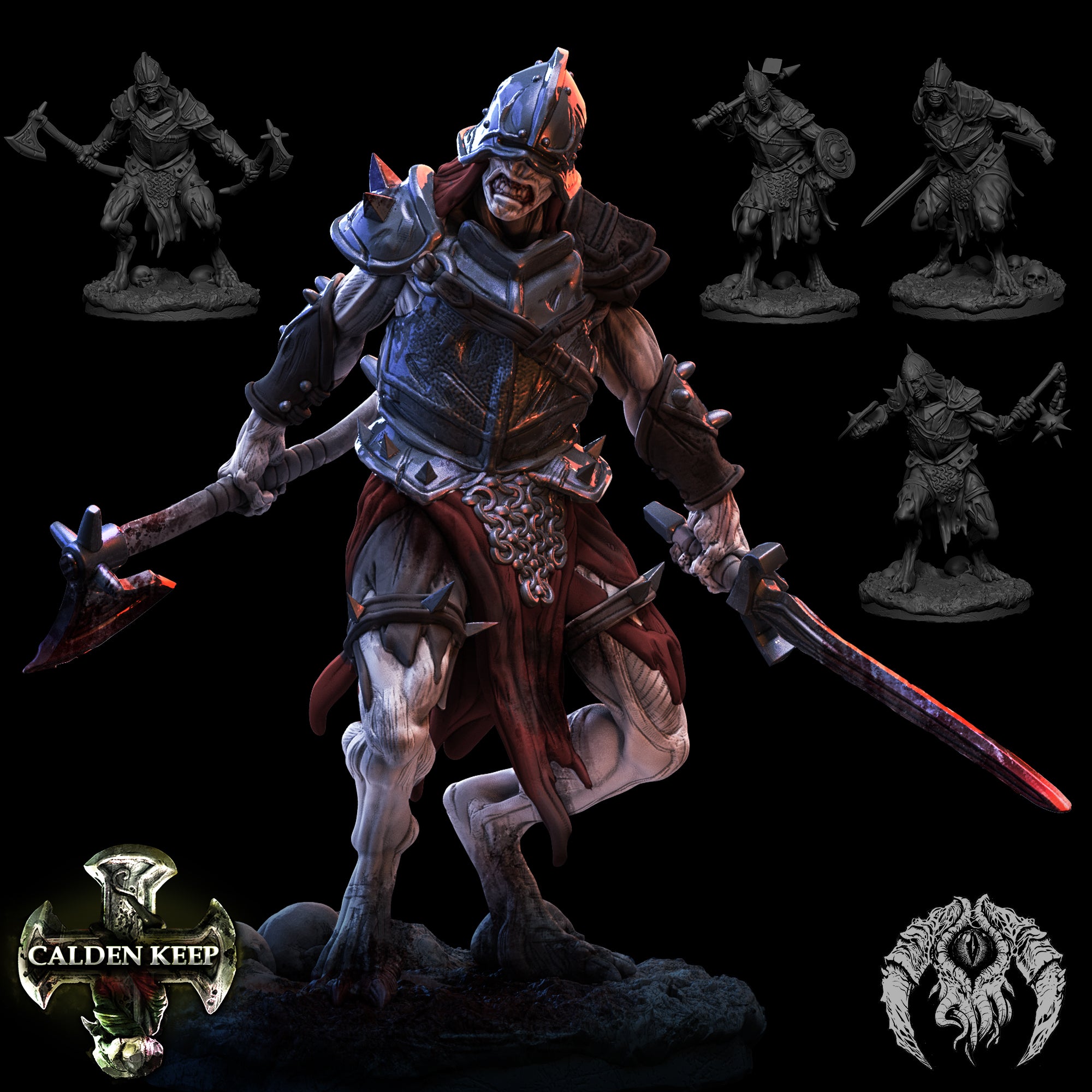 Revenant Footmen | Calden Keep | Bestiarum | Miniatures D&D Wargaming DnD