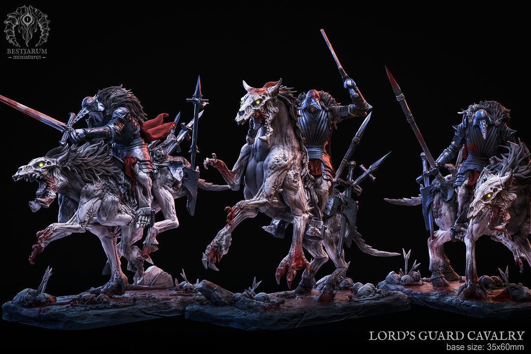 Wolfsguard Cavalry | Calden Keep | Bestiarum | Miniatures D&amp;D Wargaming DnD