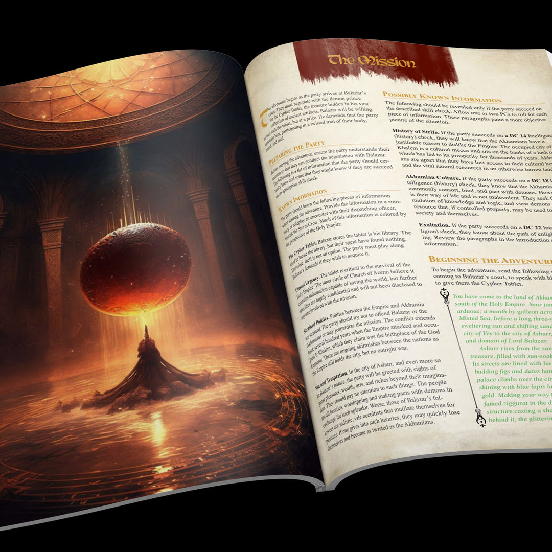Trials of Exaltation - Court of Balazar | 5E Adventure