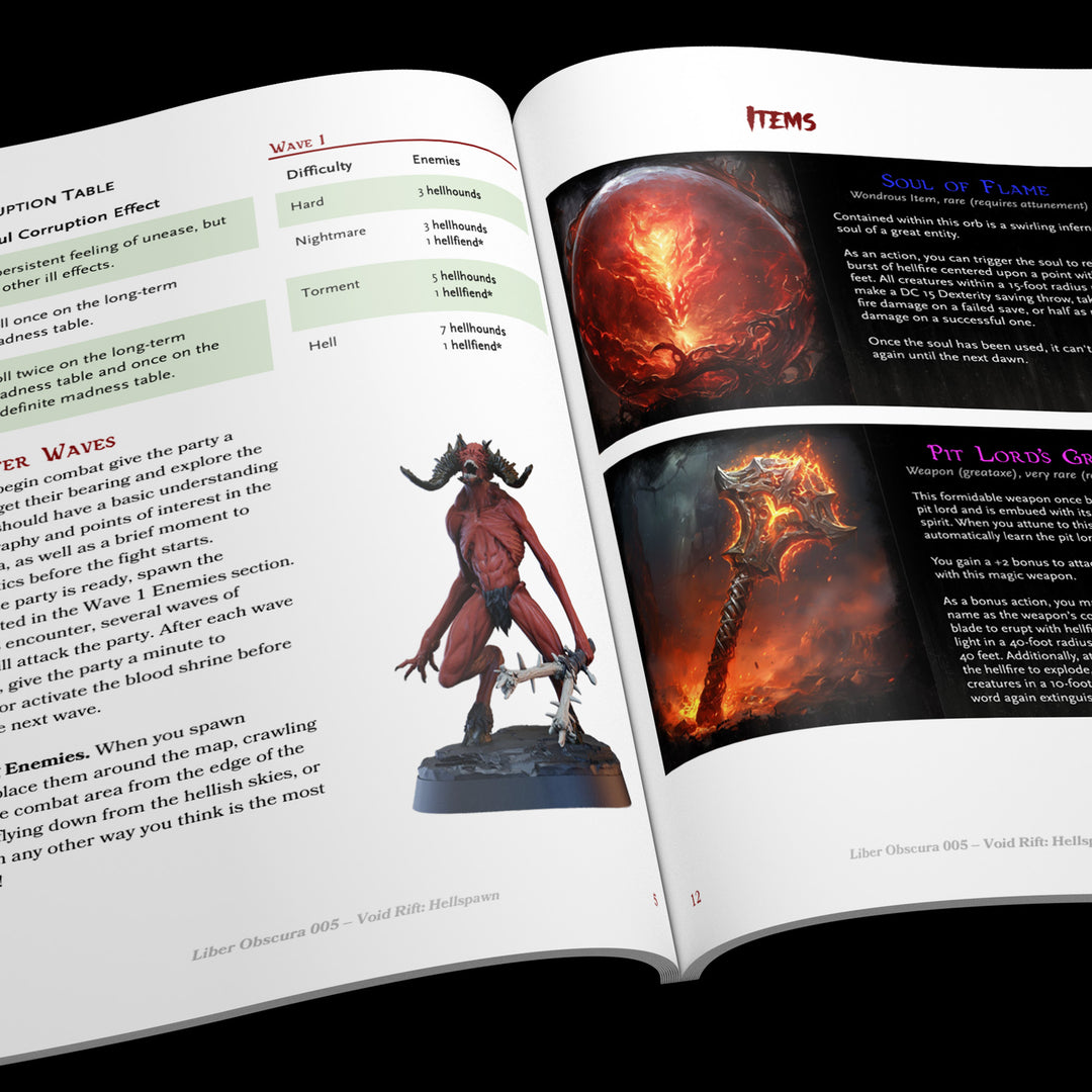 Void Rift - Hellspawn | 5E Adventure
