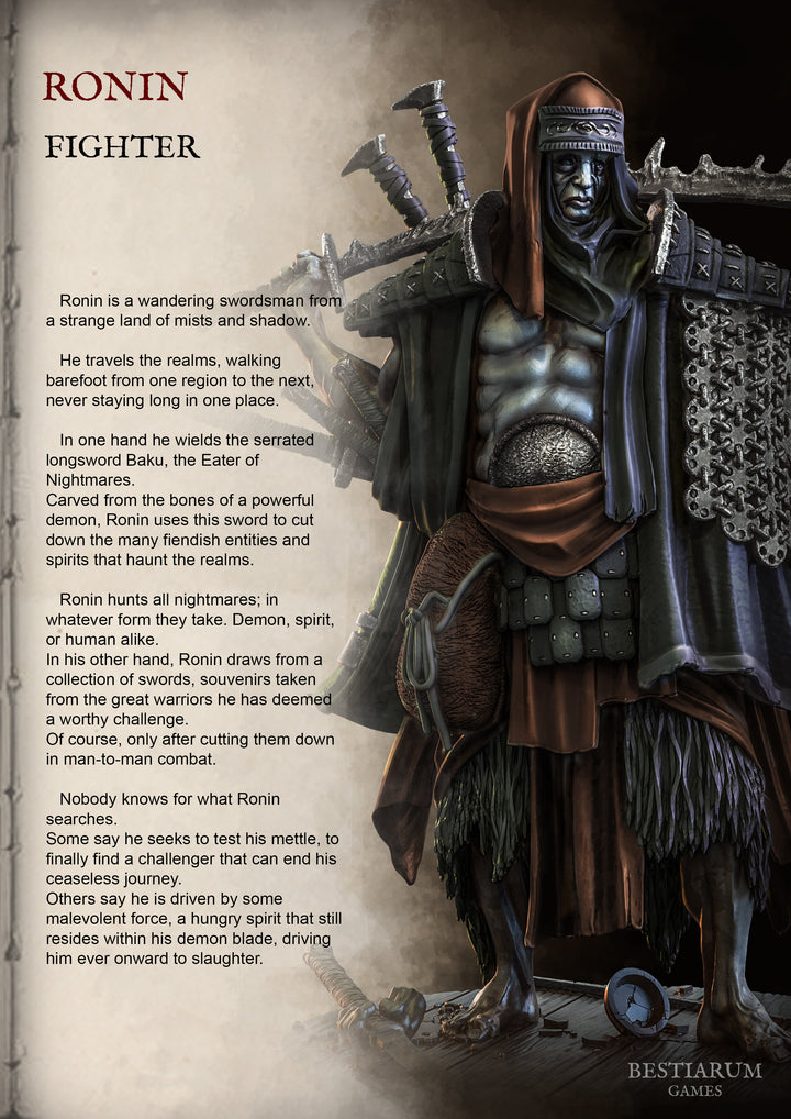 Ronin | Lone Hero | Bestiarum | Miniatures | D&amp;D | Wargaming | DnD