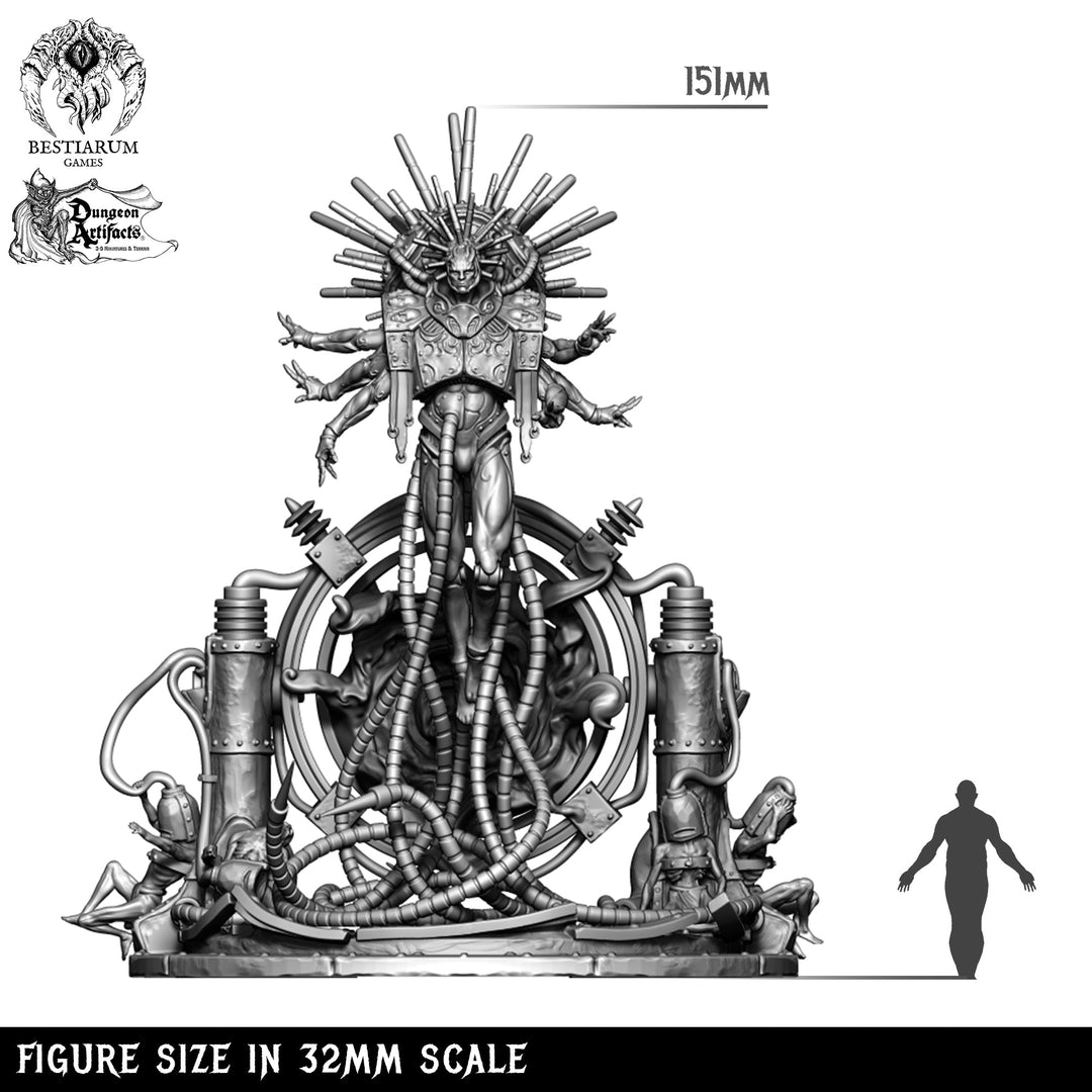 Divine Machine &amp; Void Portal | STL | Spires of Allstein