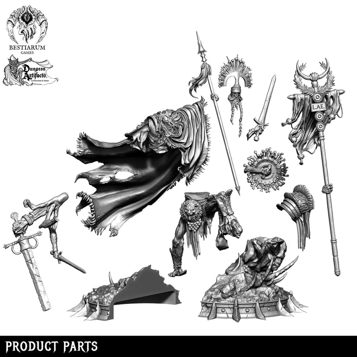 Kourrakas the Unyielding | Eternal Legions | Bestiarum | Miniatures D&amp;D Wargaming DnD