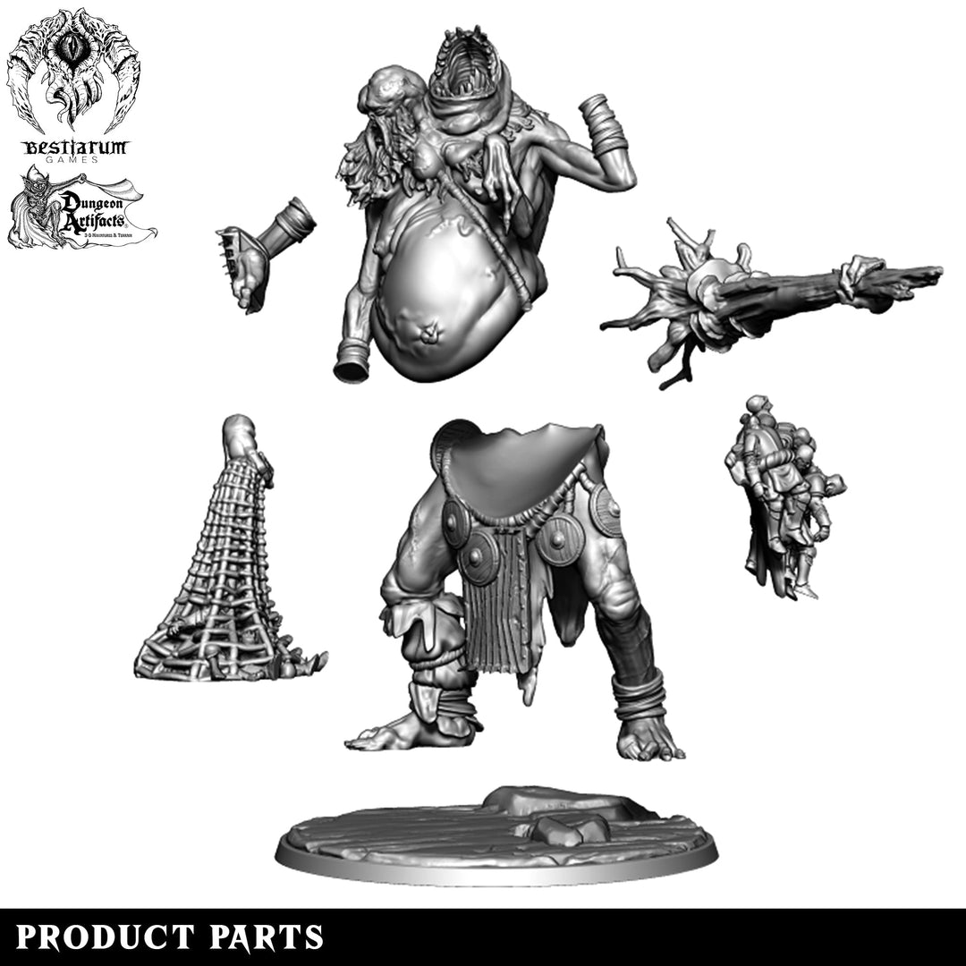 Ettin 1 | Accursed Ettin | Bestiarum | Miniatures D&amp;D Wargaming DnD