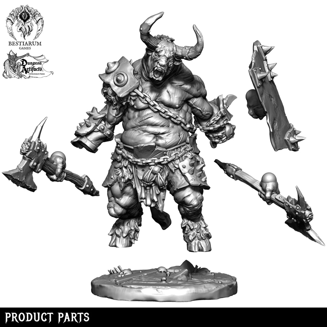 Aurox Reaver | Beastmen | Bestiarum | Miniatures D&amp;D Wargaming DnD