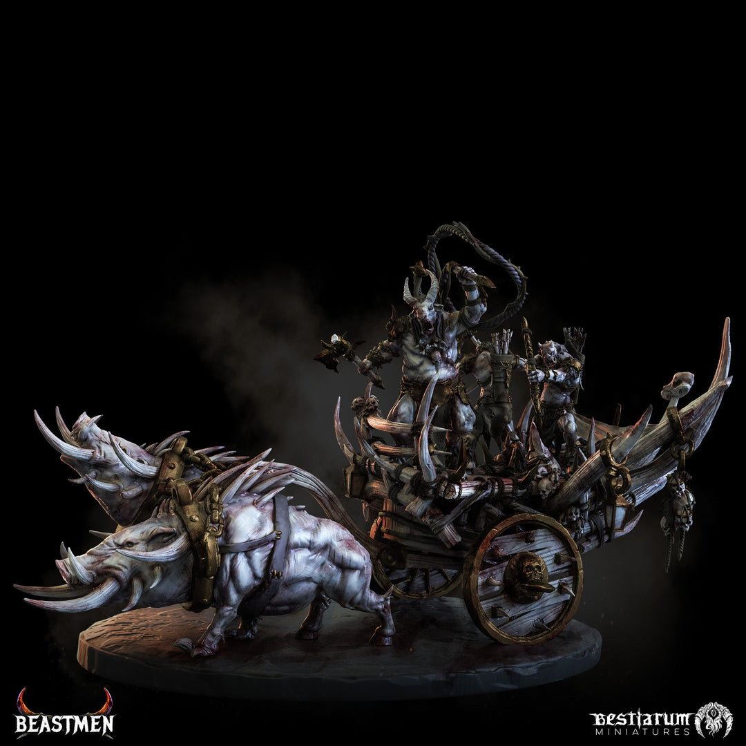 Capra Chariot | Beastmen | Bestiarum | Miniatures D&amp;D Wargaming DnD