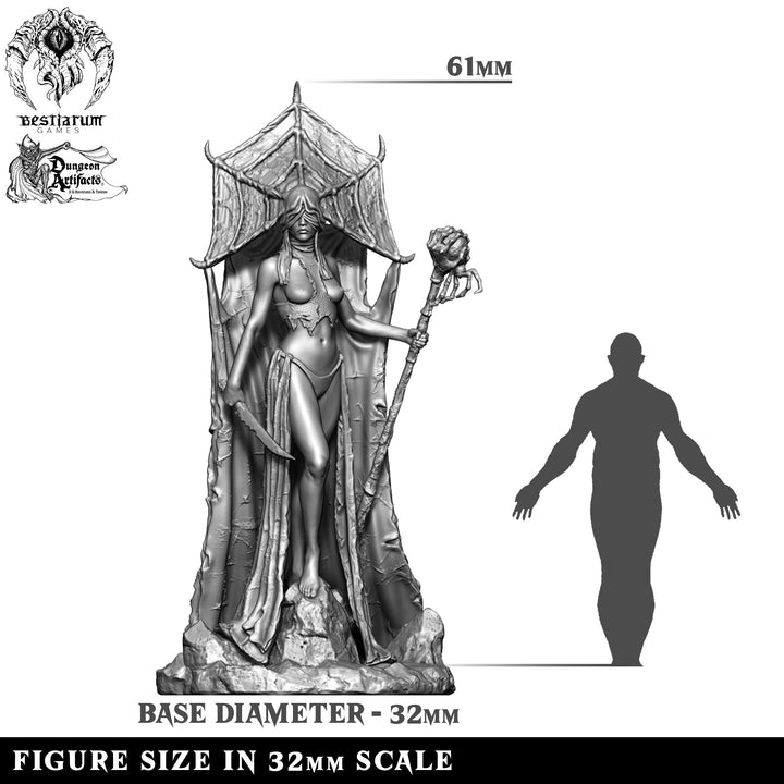 Dark Elf High Priestess | STL | The Remade