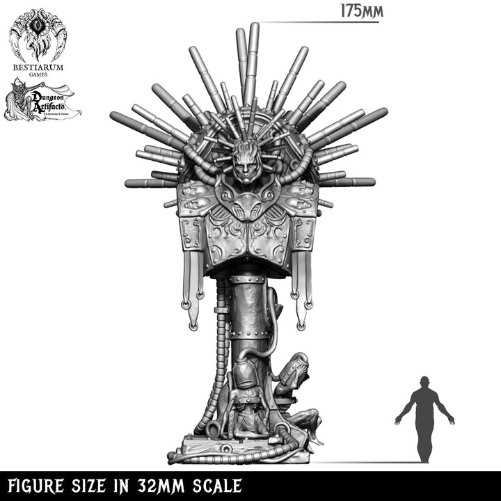 Divine Machine Bust | STL | Spires of Allstein