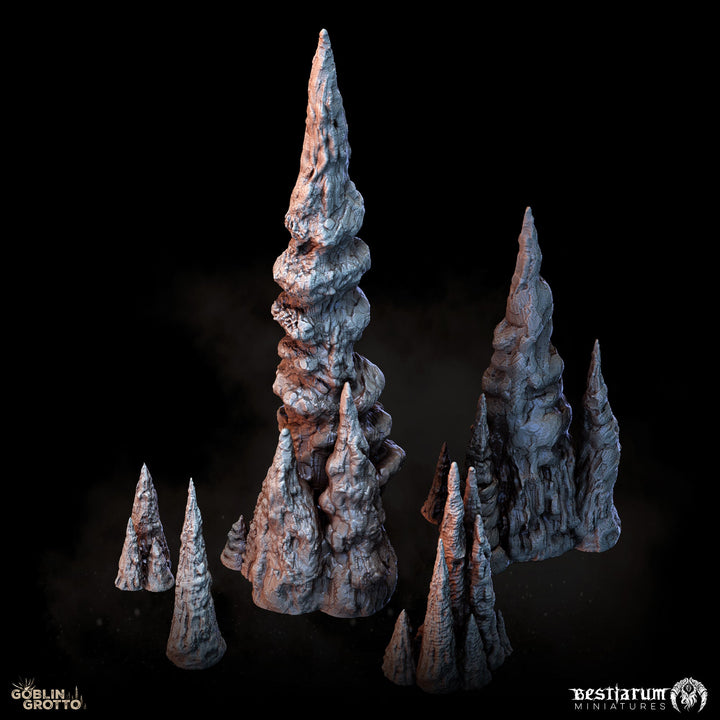 Stalagmites | Goblin Grotto | Bestiarum | Miniatures D&amp;D Wargaming DnD