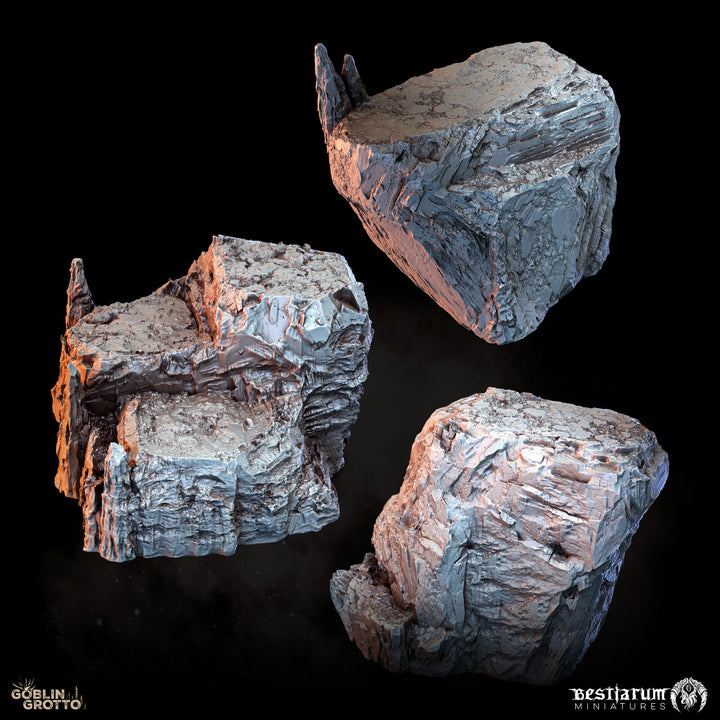 Rock Formations | Goblin Grotto | Bestiarum | Miniatures D&amp;D Wargaming DnD